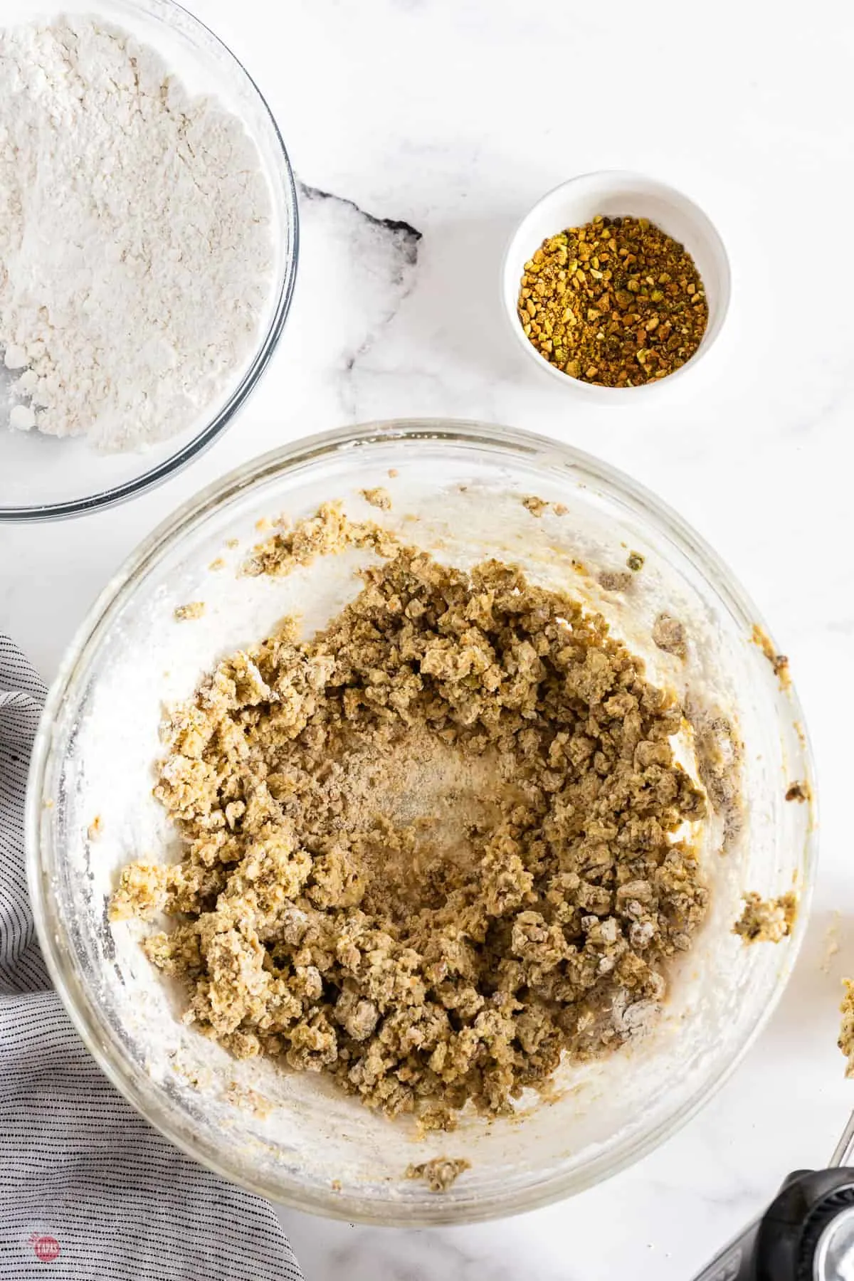 cookie dough in a bowl