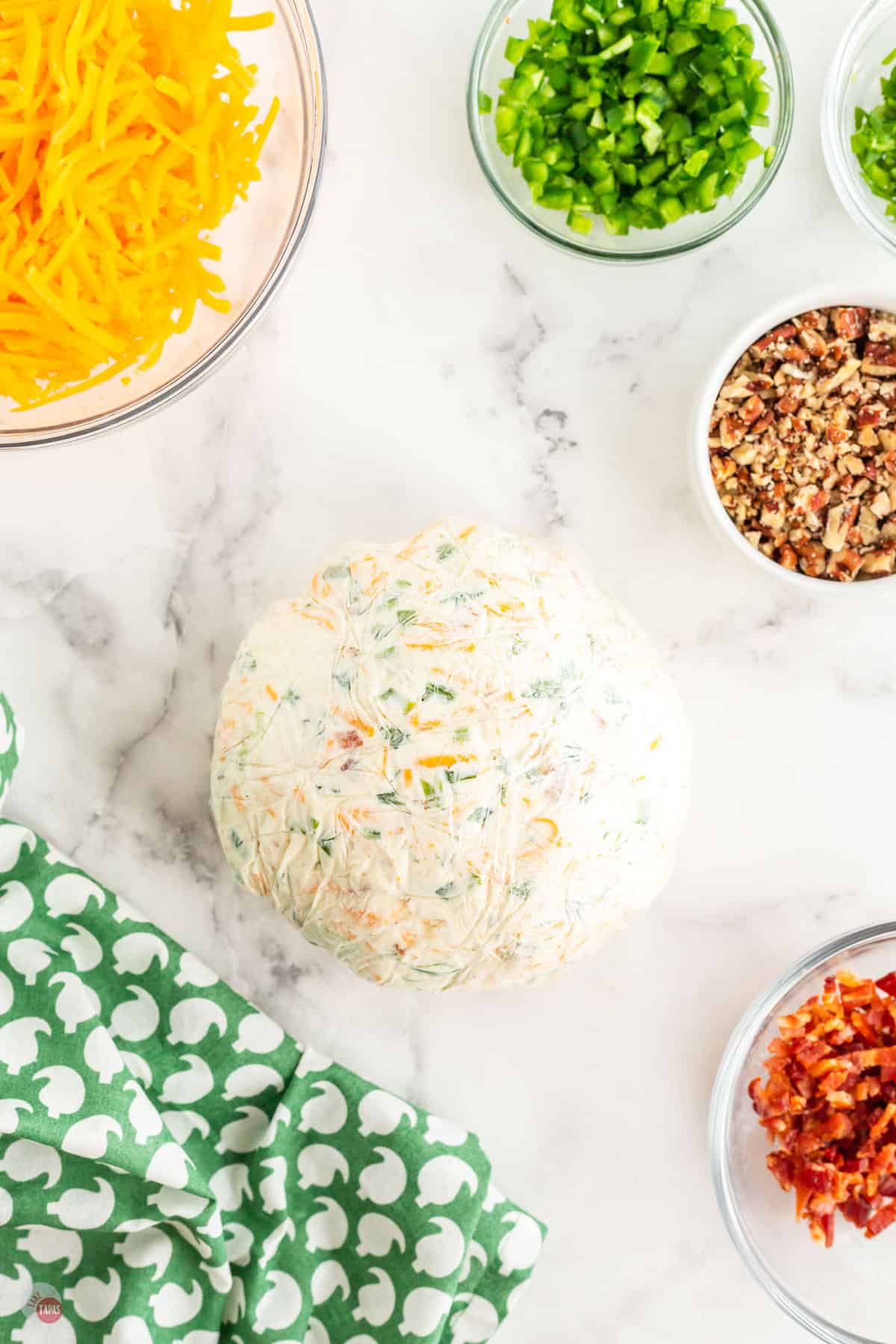 wrapped cheese ball