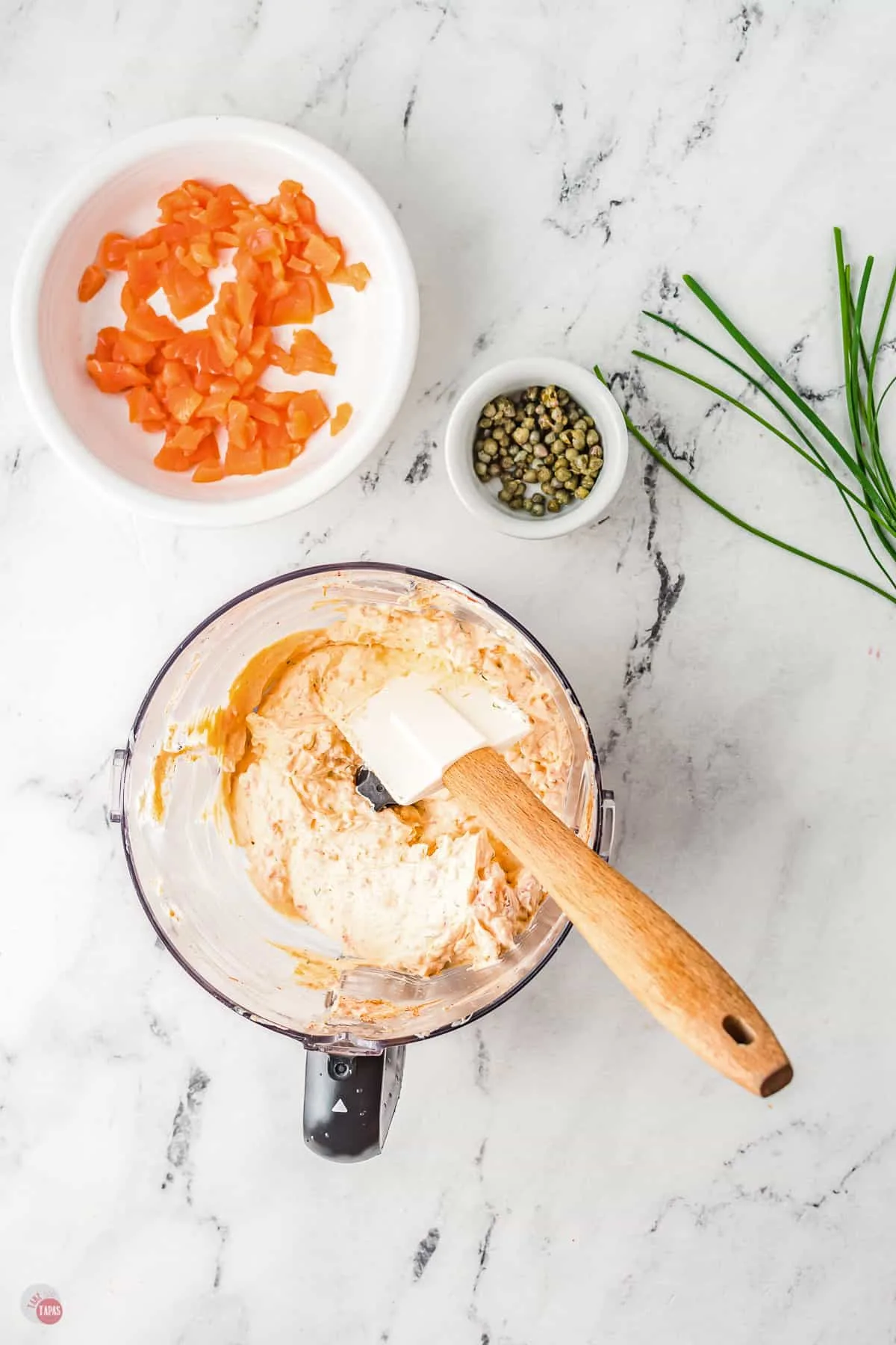 salmon dip in a food processor