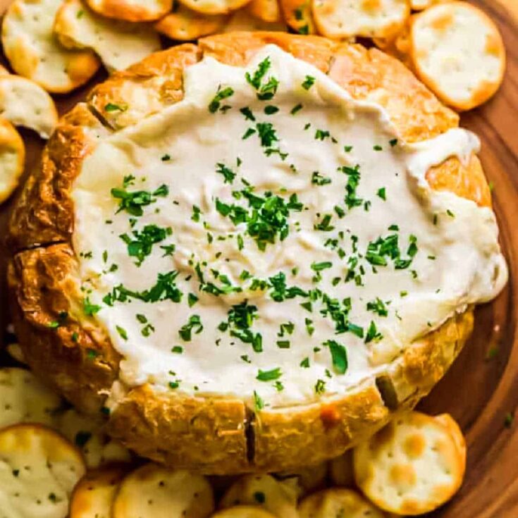 Beer Cheese Dip (In a Soft Bread Bowl) Take Two Tapas