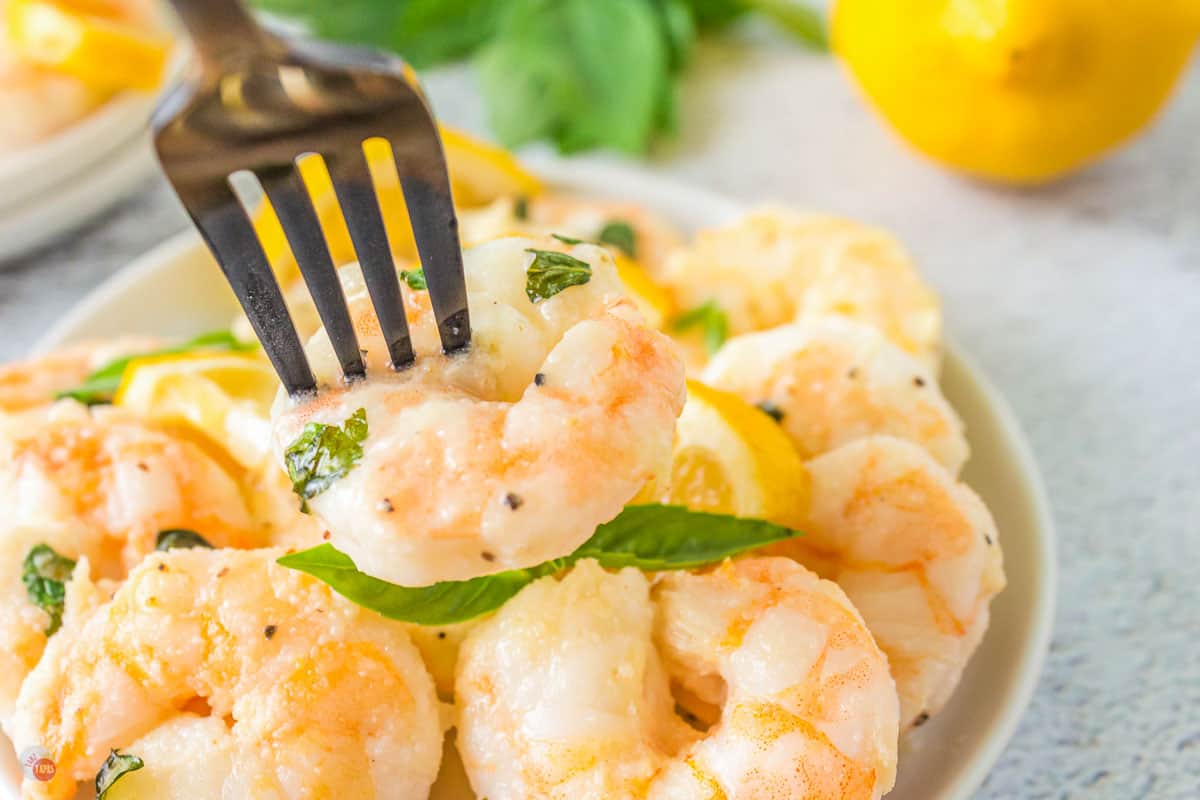 fork of shrimp