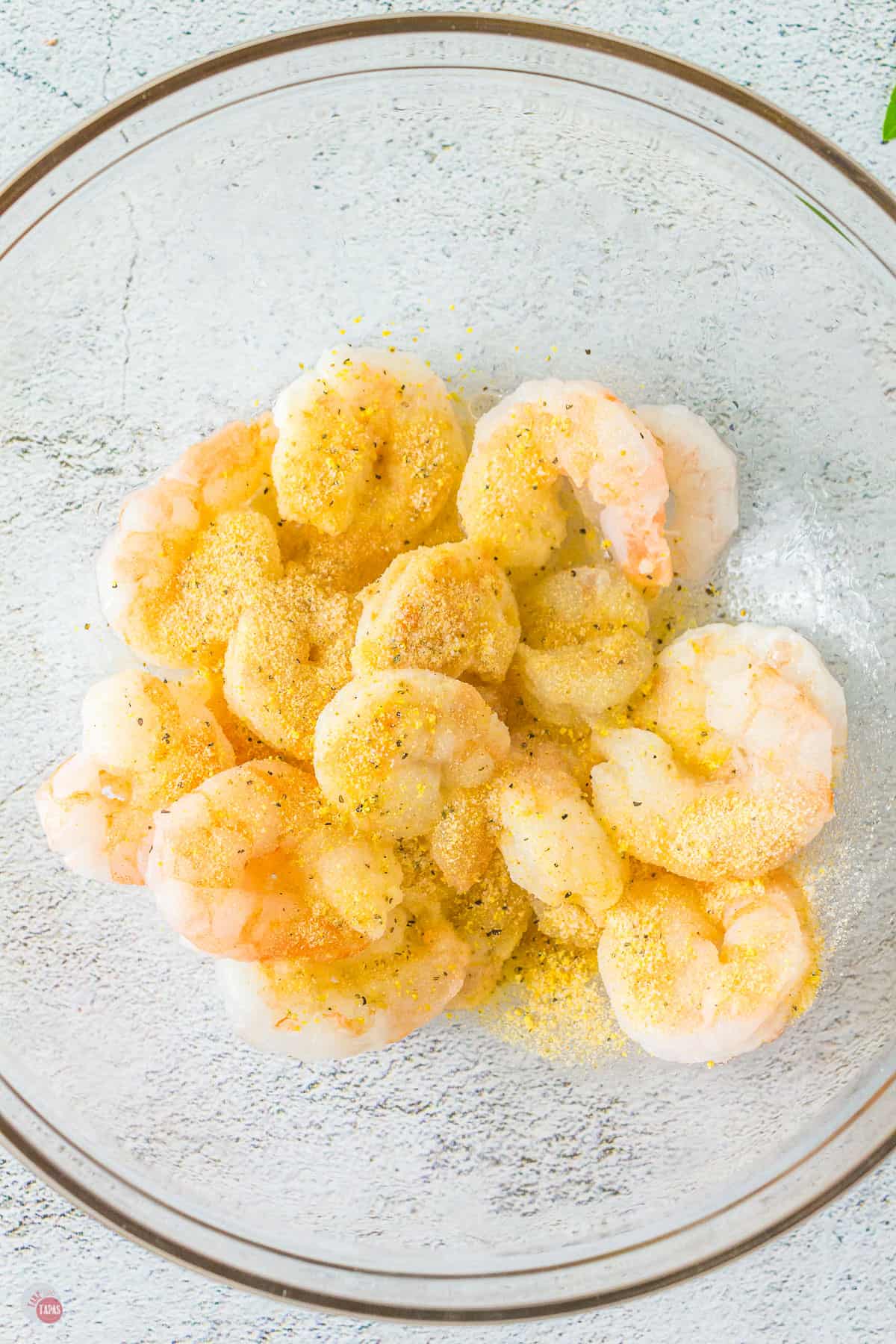 shrimp with seasoning on it