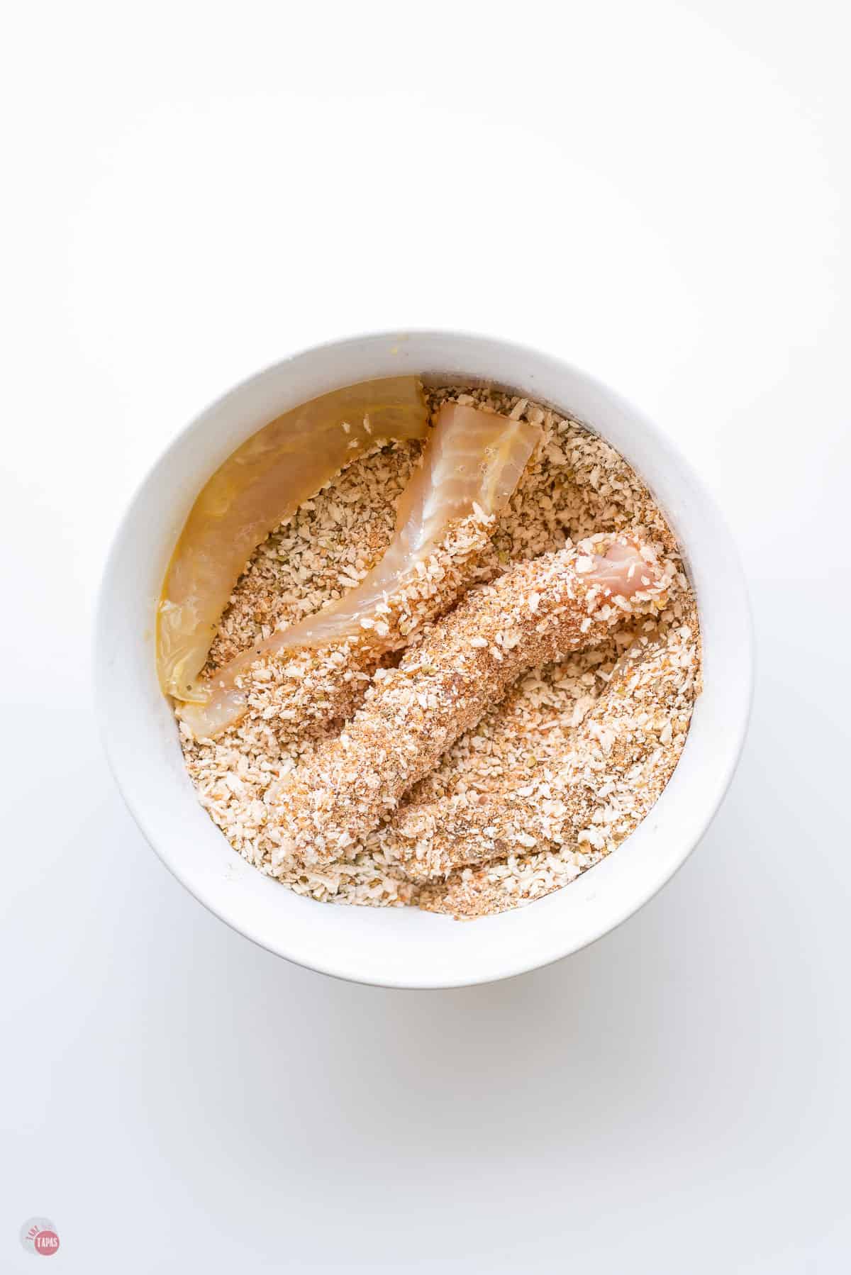 fish sticks in a bowl