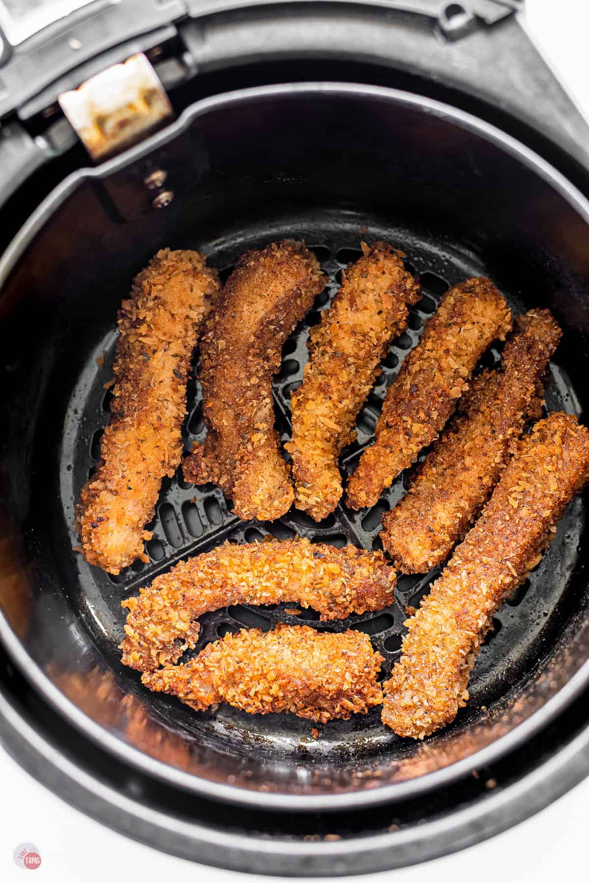 air fryer fish sticks in basket