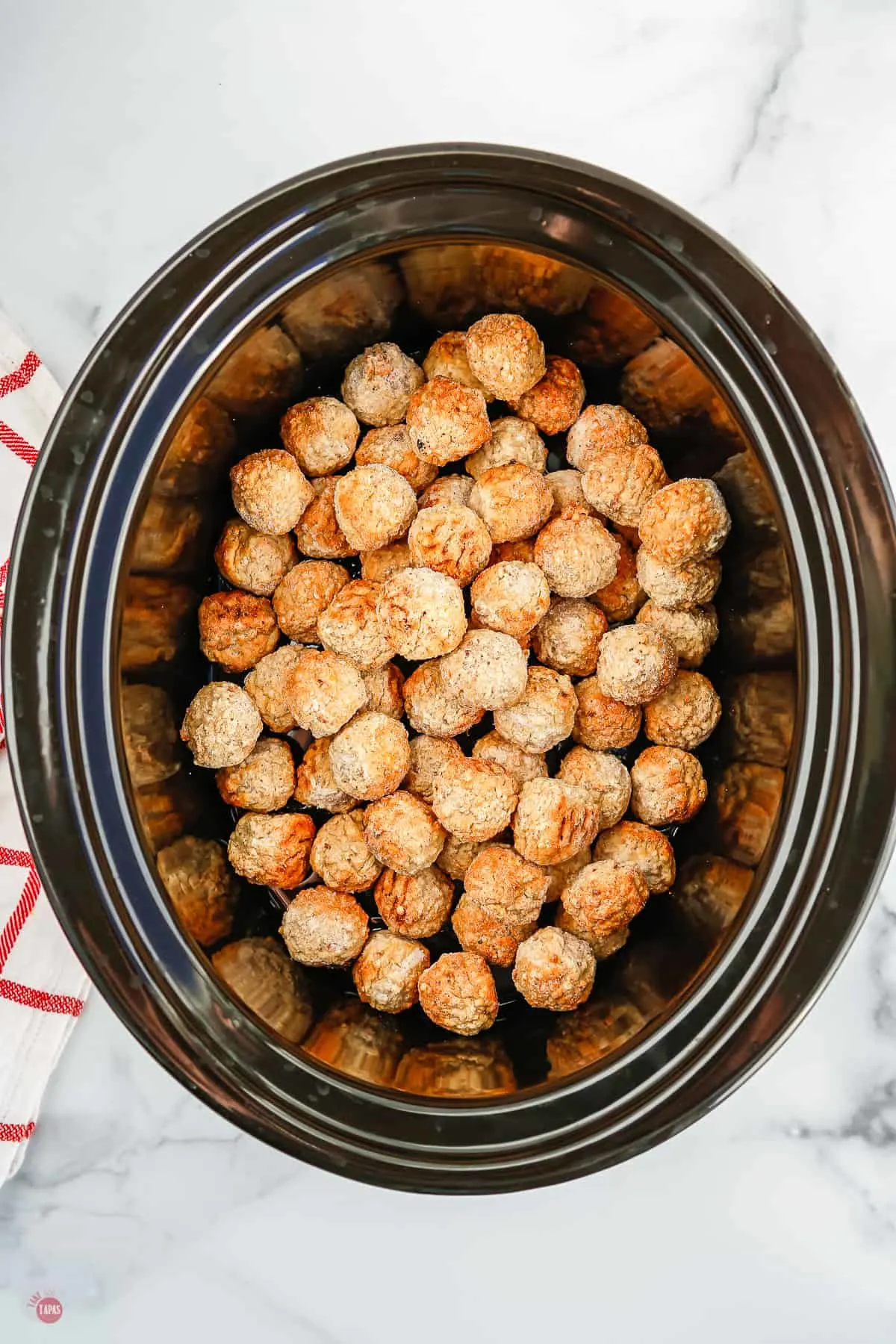 frozen meatballs in crockpot