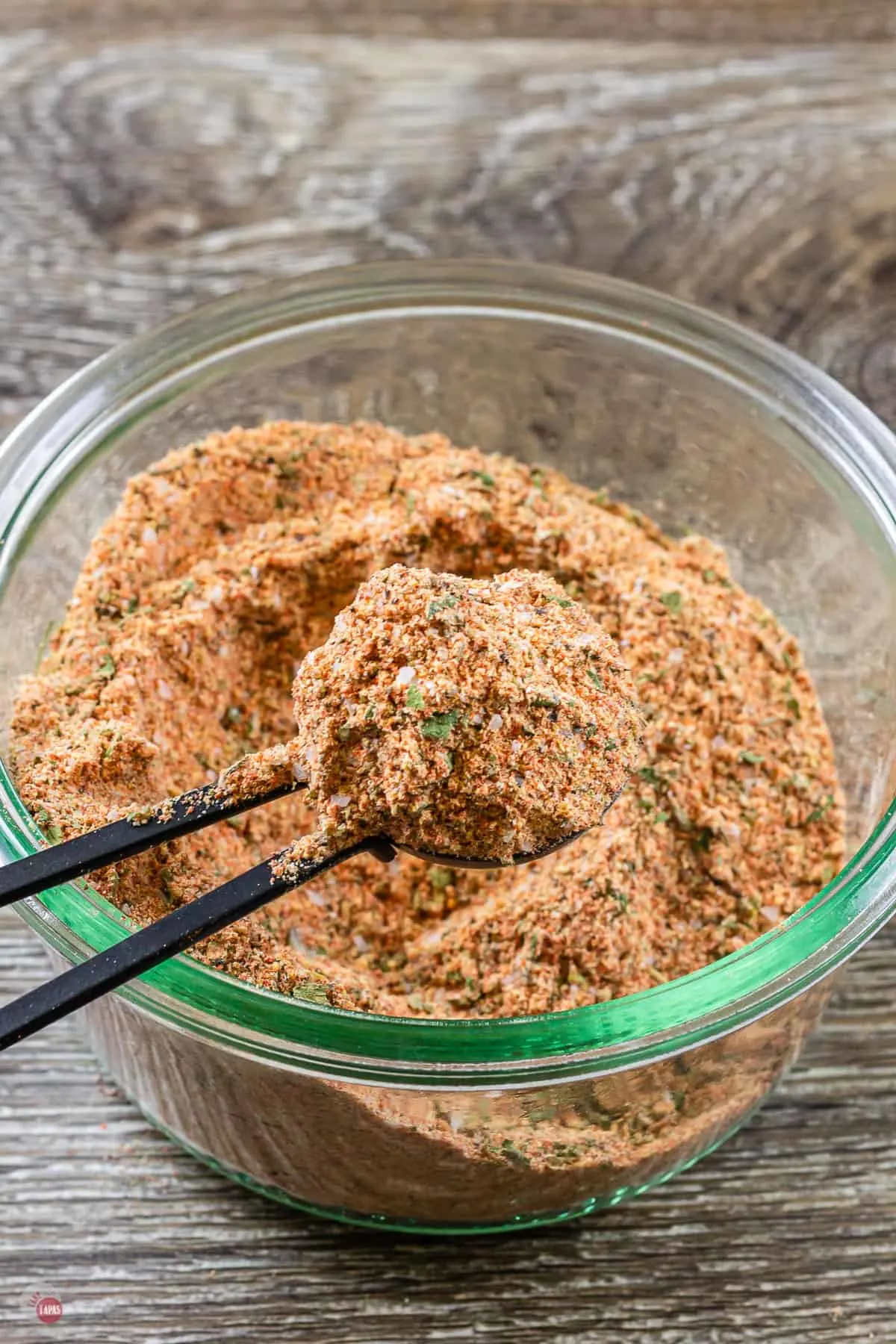 close up of chicken seasoning