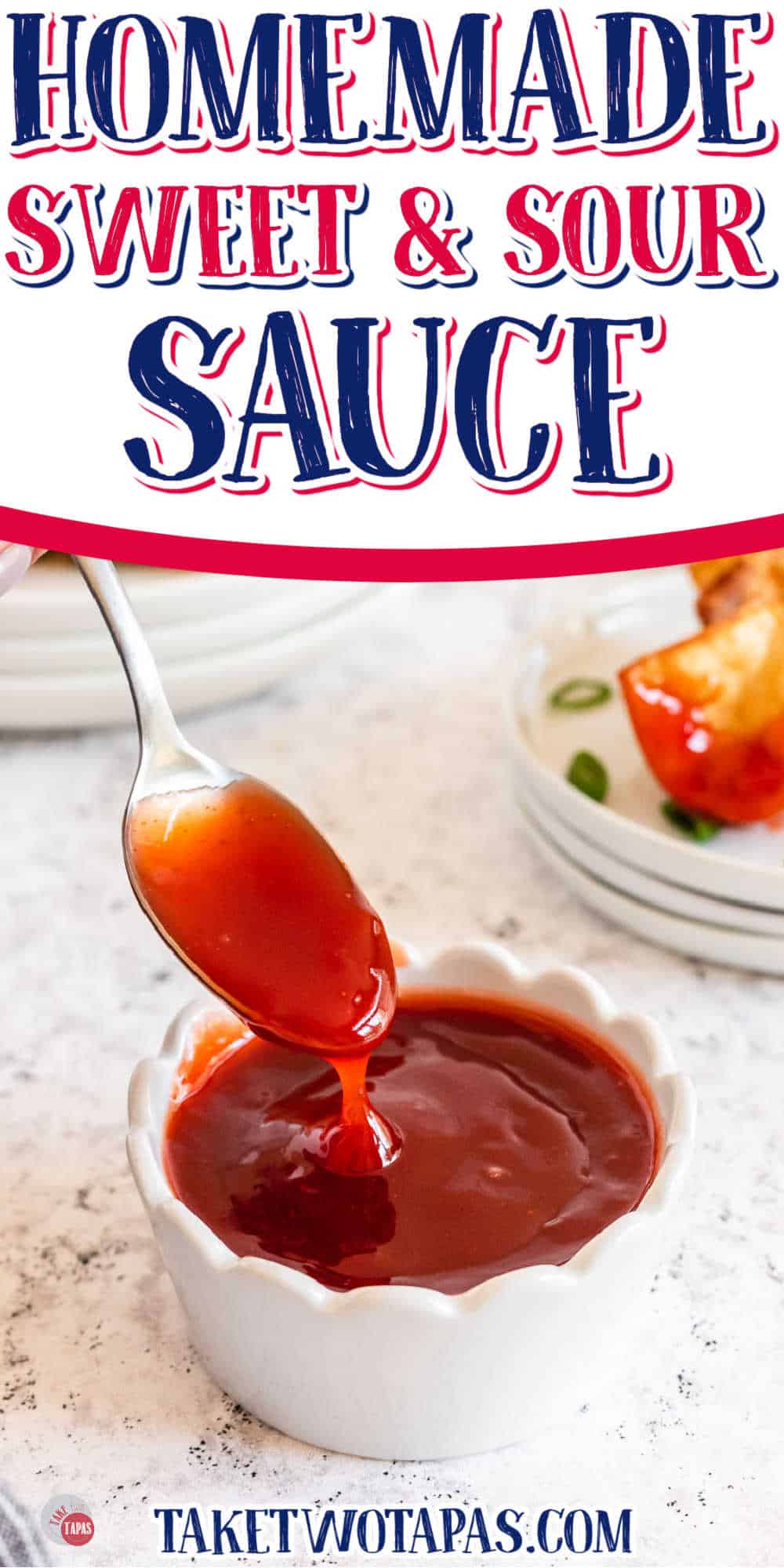 spoon of sauce