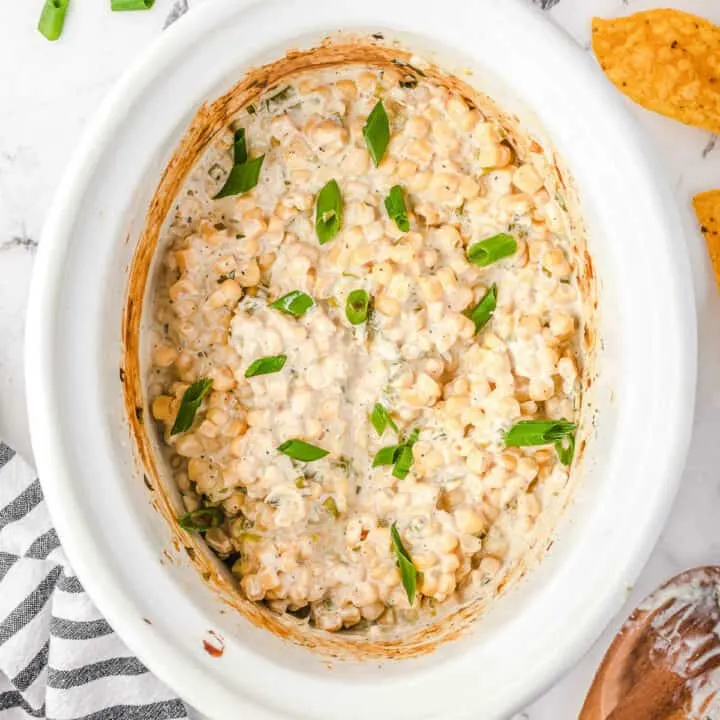 Slow Cooker Mexican Corn Dip Recipe - Sugar, Spice and Family Life