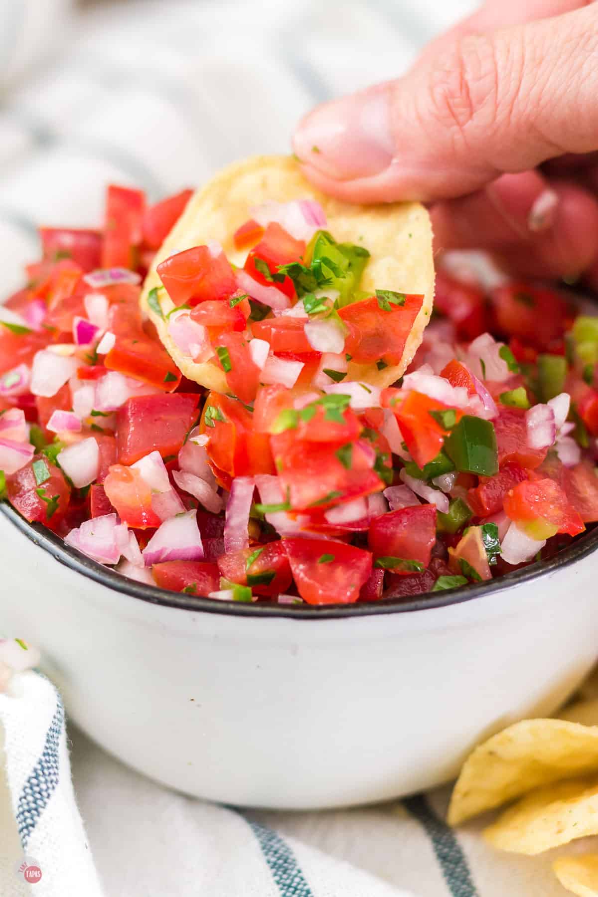 chip and pico de gallo