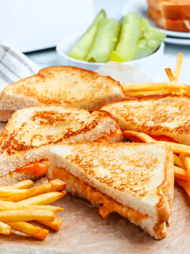 Air Fryer Grilled Cheese Sandwich Story