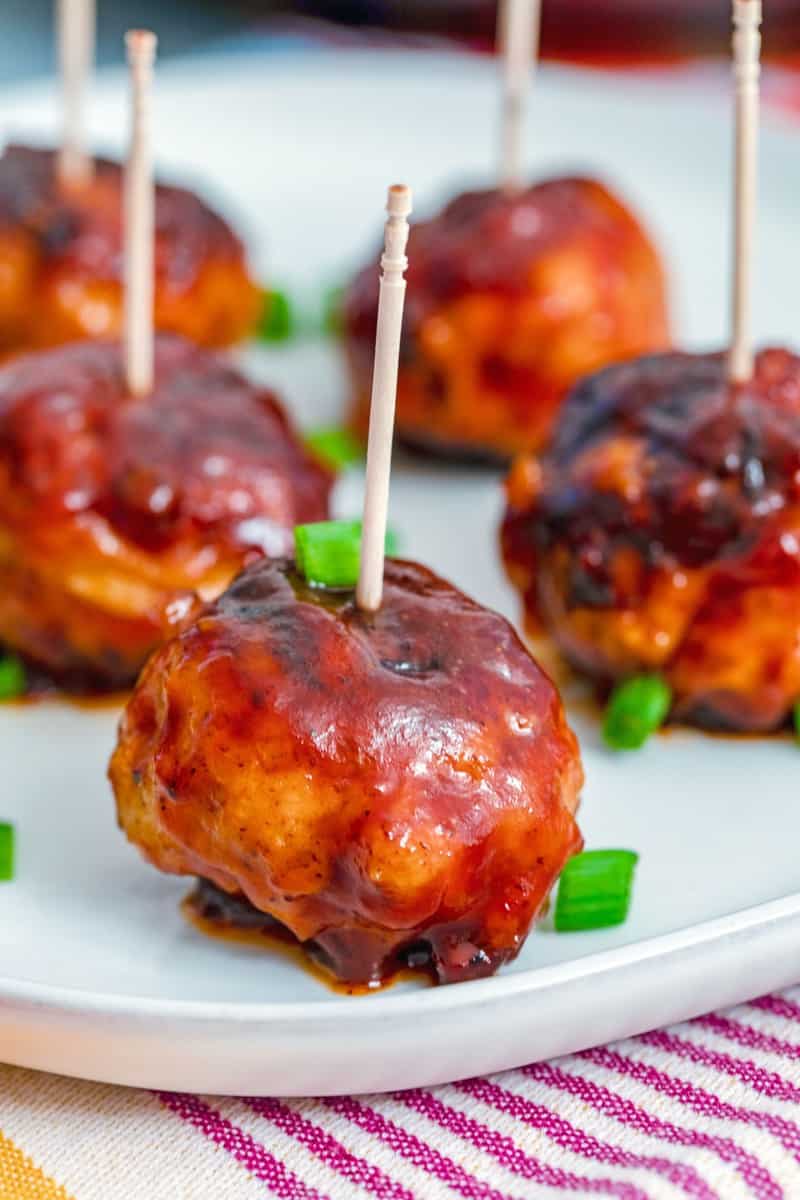 bbq chicken meatballs