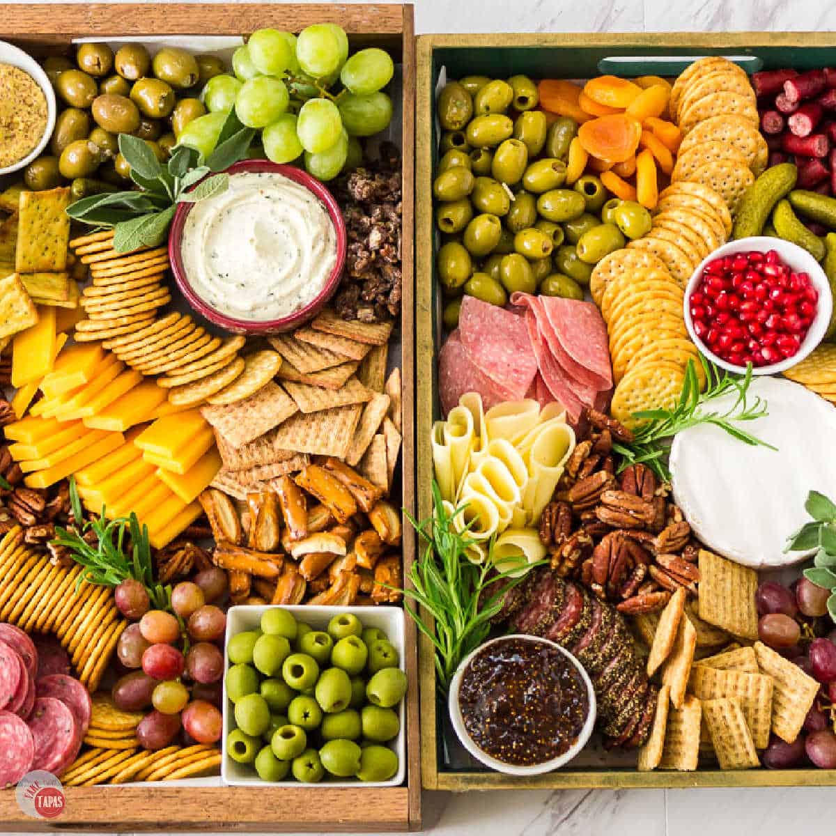 Charcuterie Board For Two - Homemade In The Kitchen