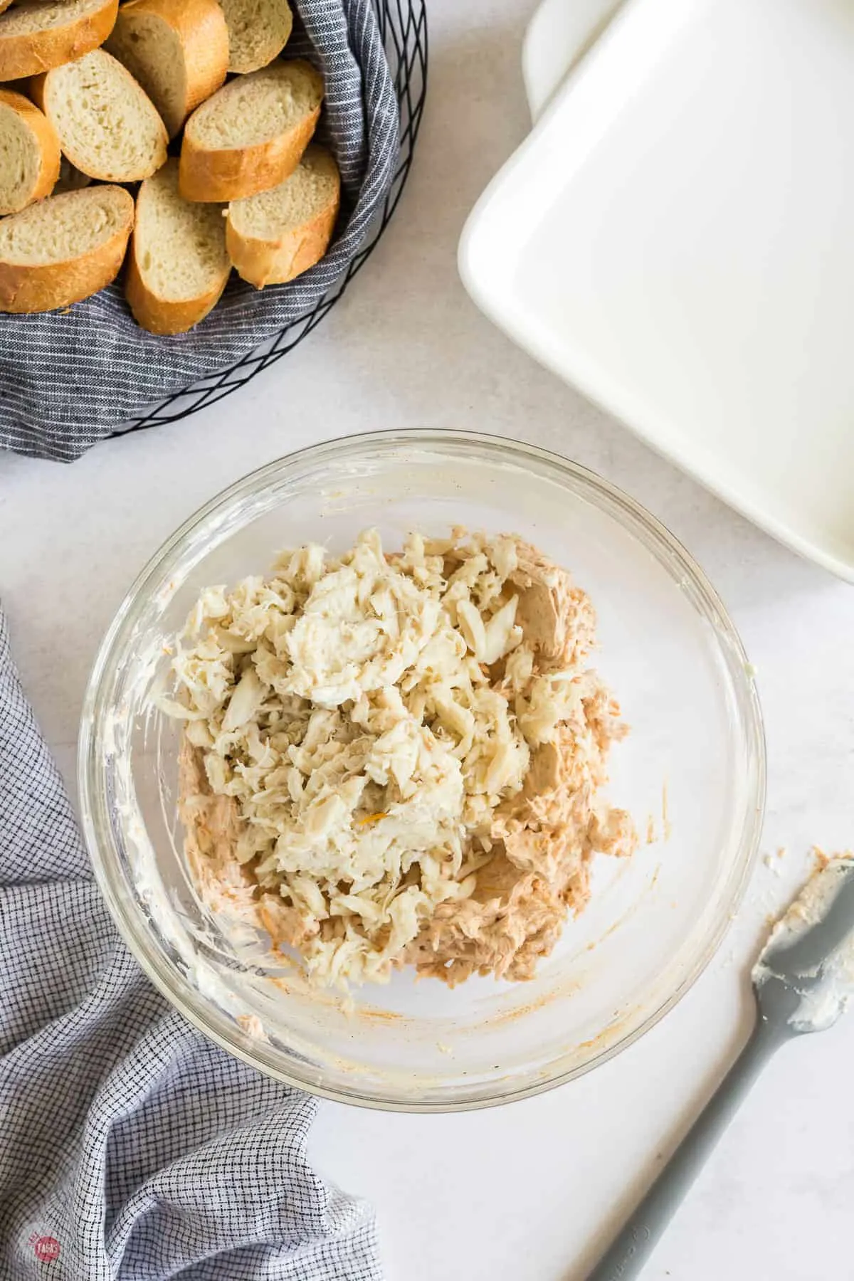 crab meat in a bowl