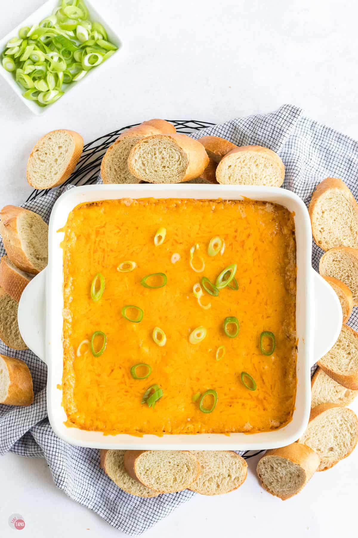 square dish full of maryland crab dip recipe