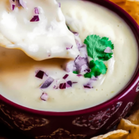 Easy Queso Blanco Recipe (Mexican White Cheese Dip)-Cover Image