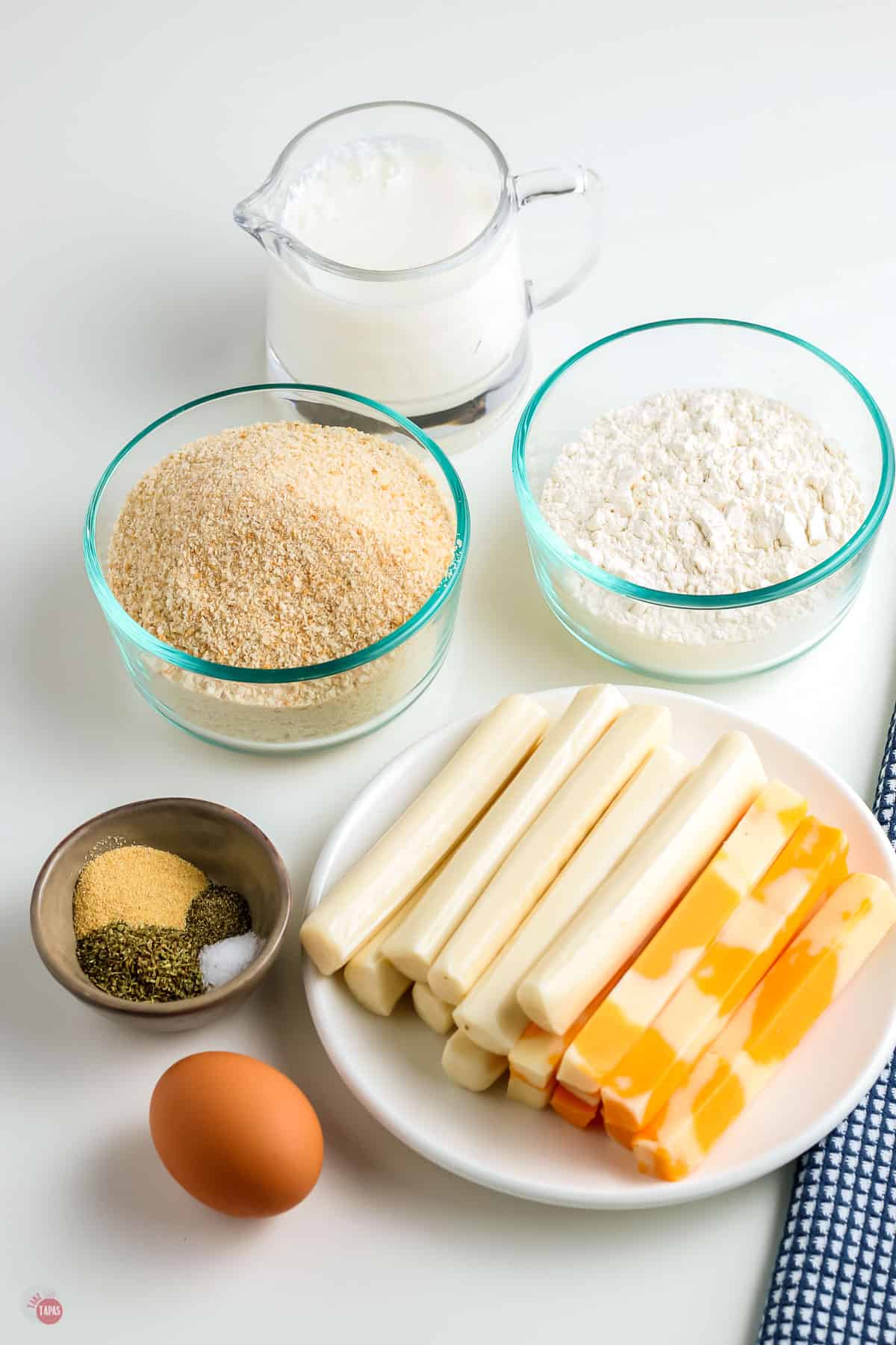 labeled picture of ingredients