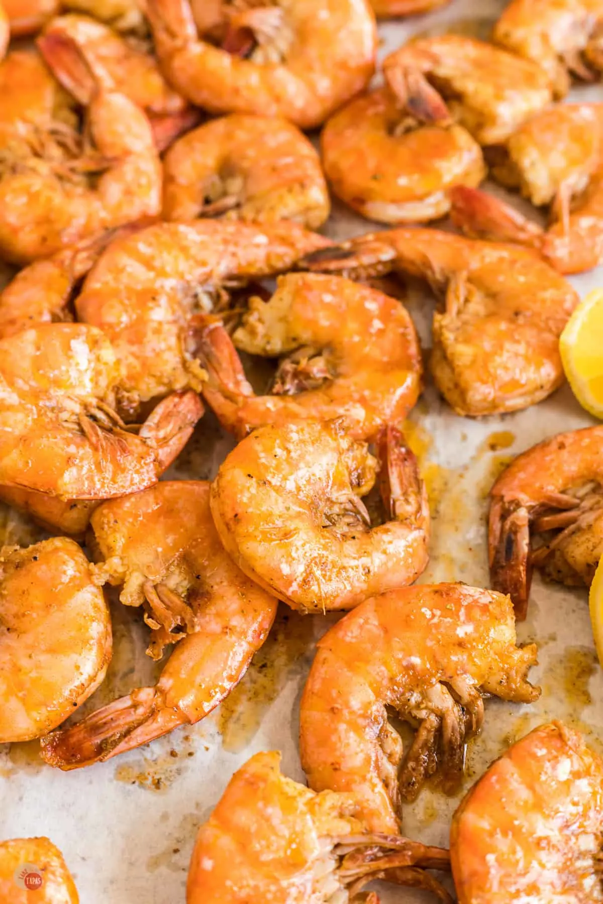 close up of cooked shrimp