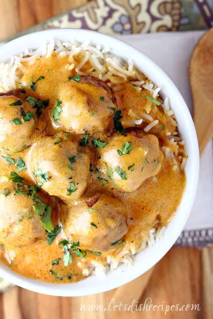 curry meatballs