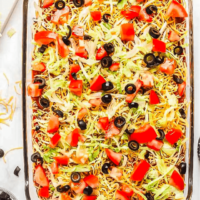 Ultimate 7 Layer Dip with Ground Beef-Cover image