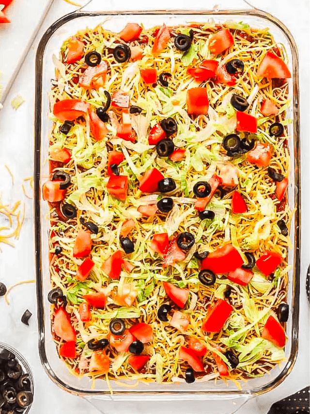Ultimate 7 Layer Dip with Ground Beef Story
