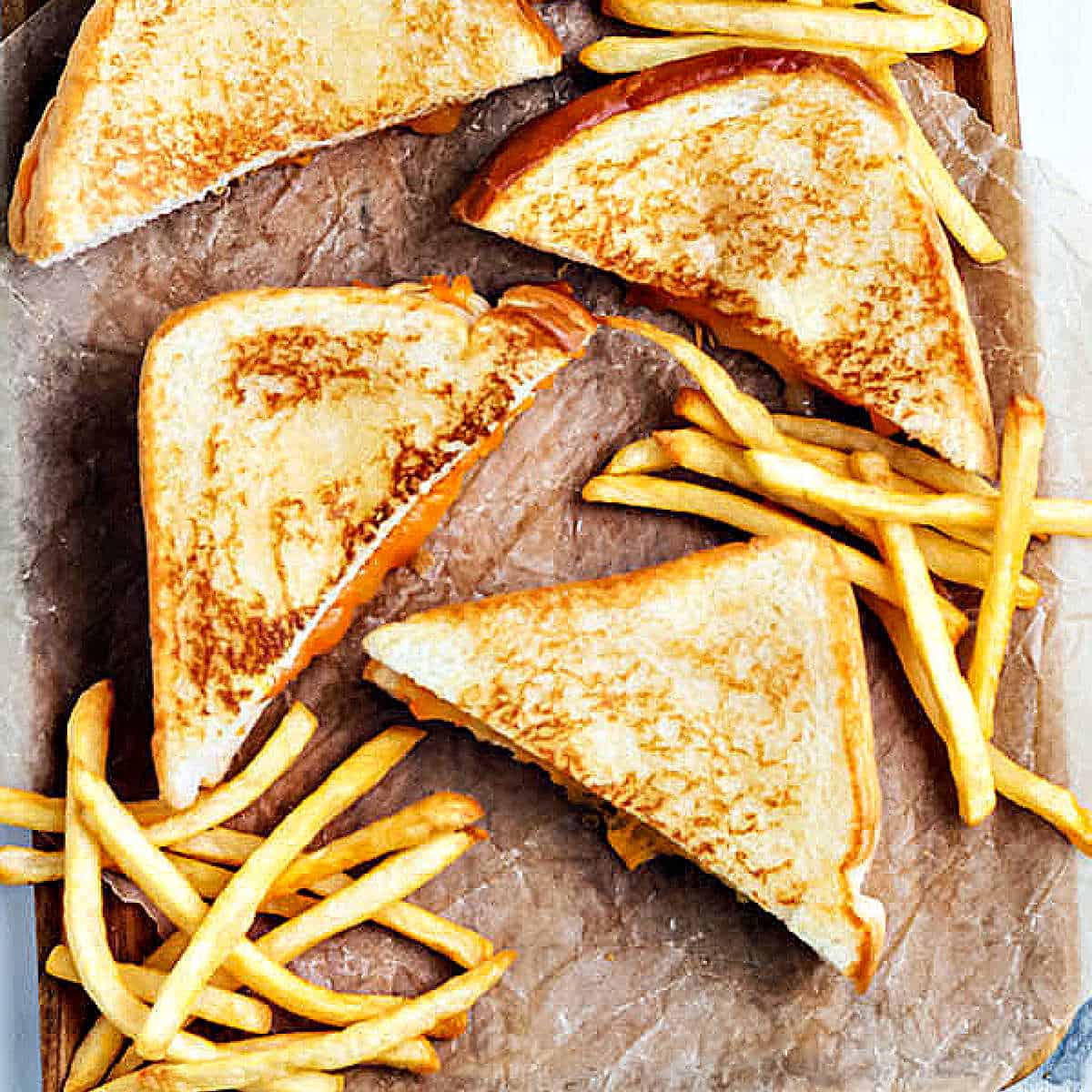 grilled cheese sandwiches