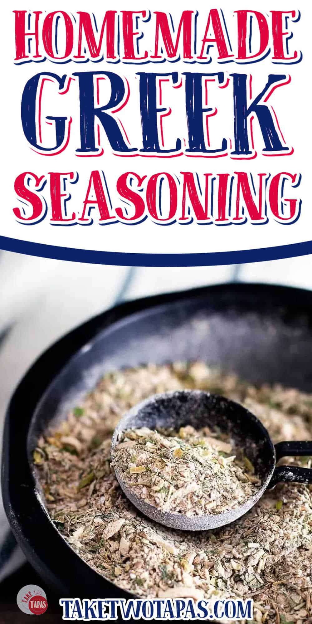 Pinterest image for Greek Seasoning
