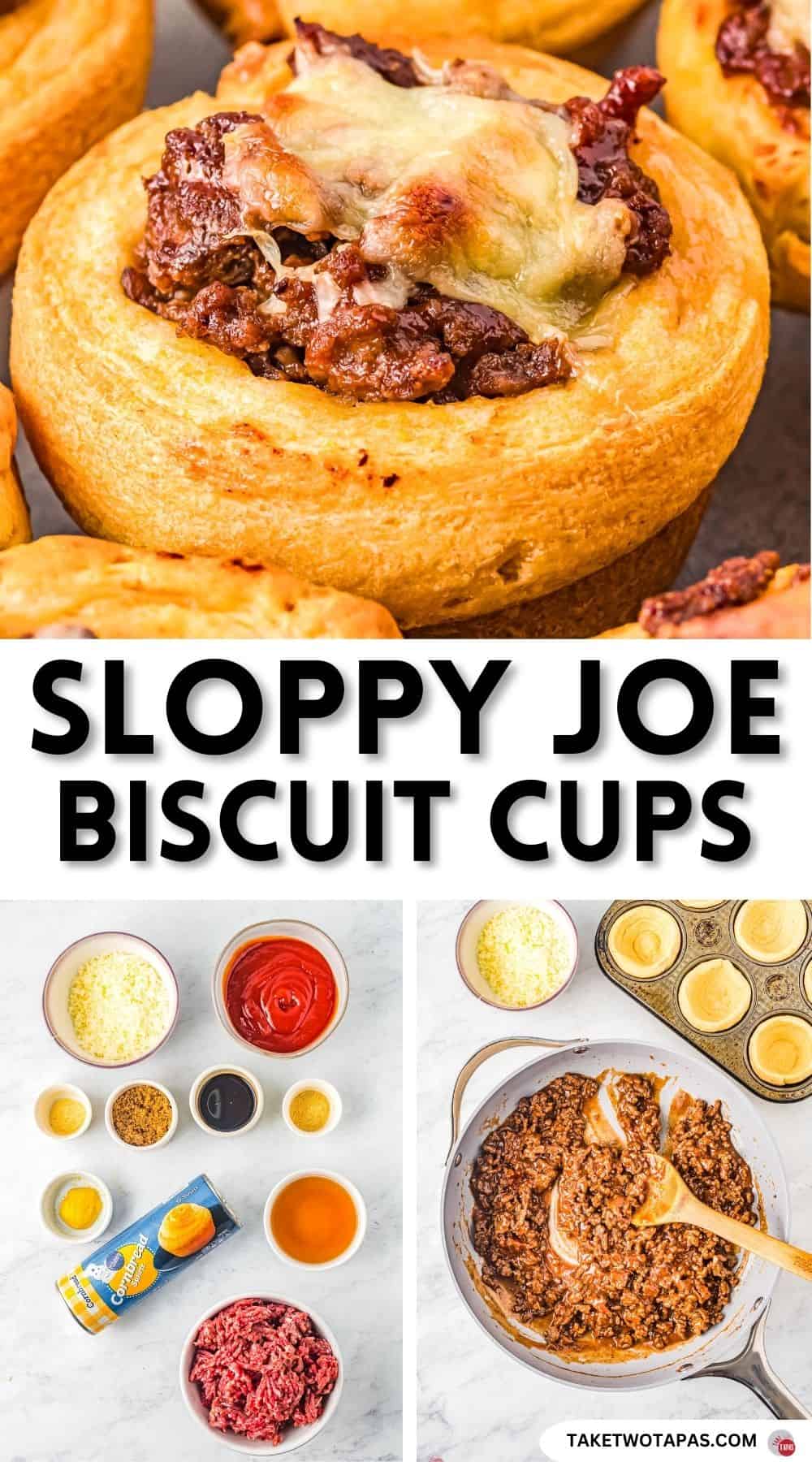 Pinterest Pin pinterest pin image for sloppy joe biscuit cups