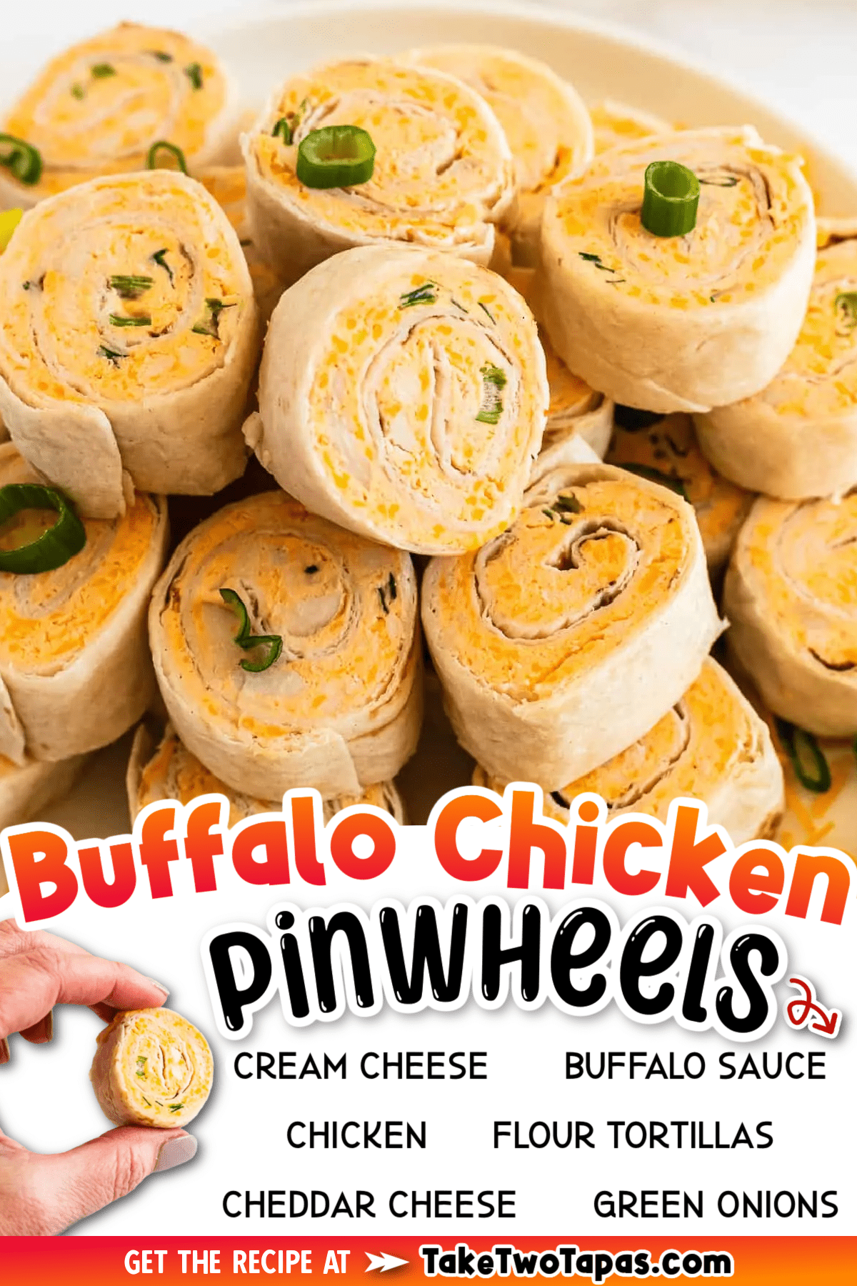 Buffalo Chicken Pinwheels (Party Food!) Take Two Tapas