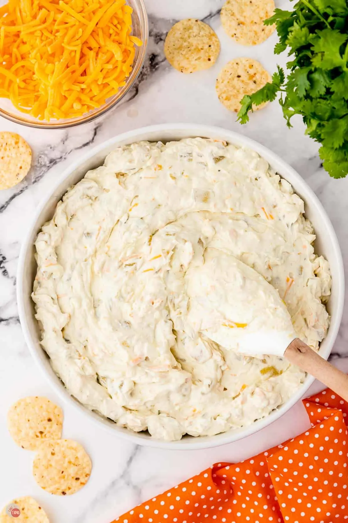 spread the creamy hatch green chile dip
