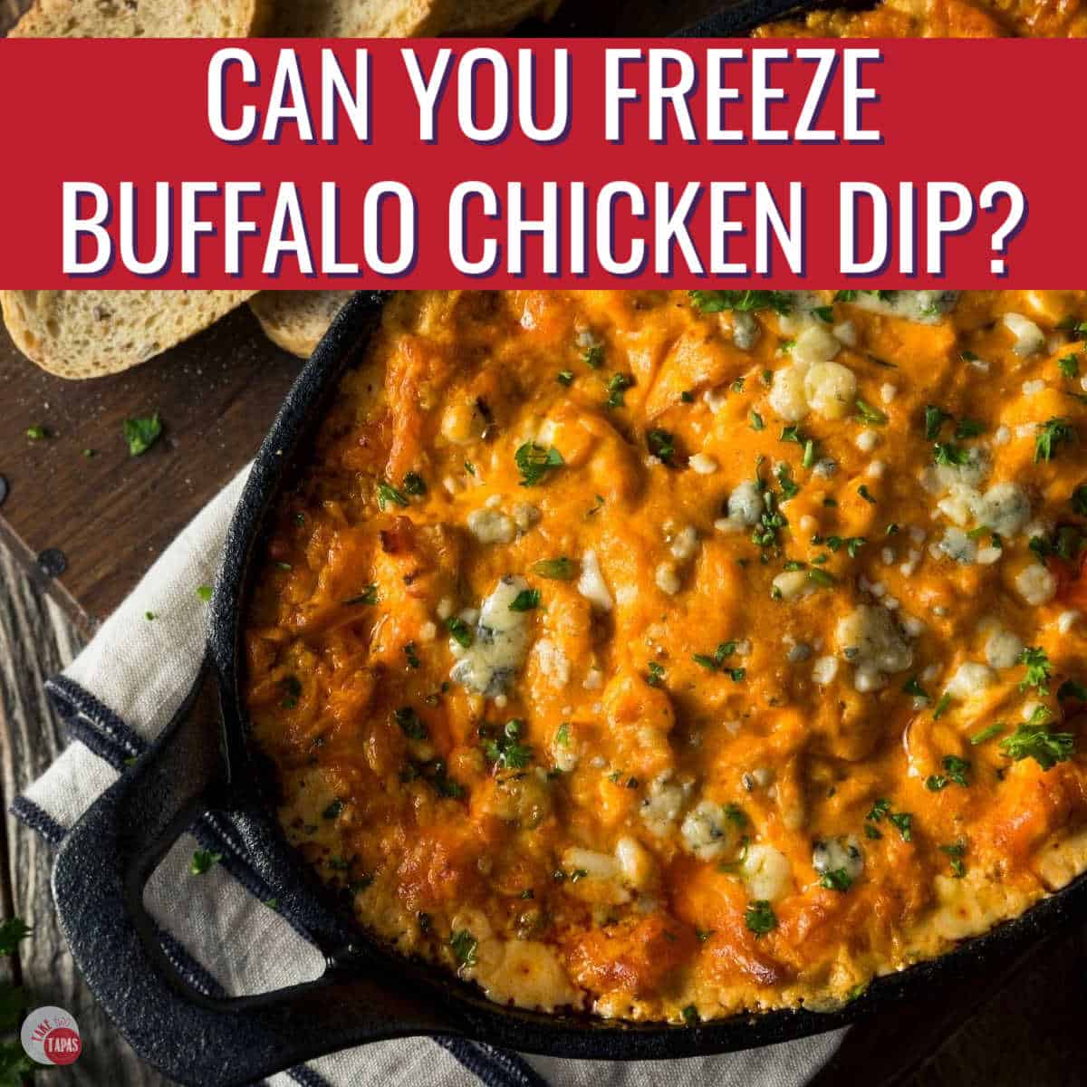 can you freeze buffalo chicken dip pin banner