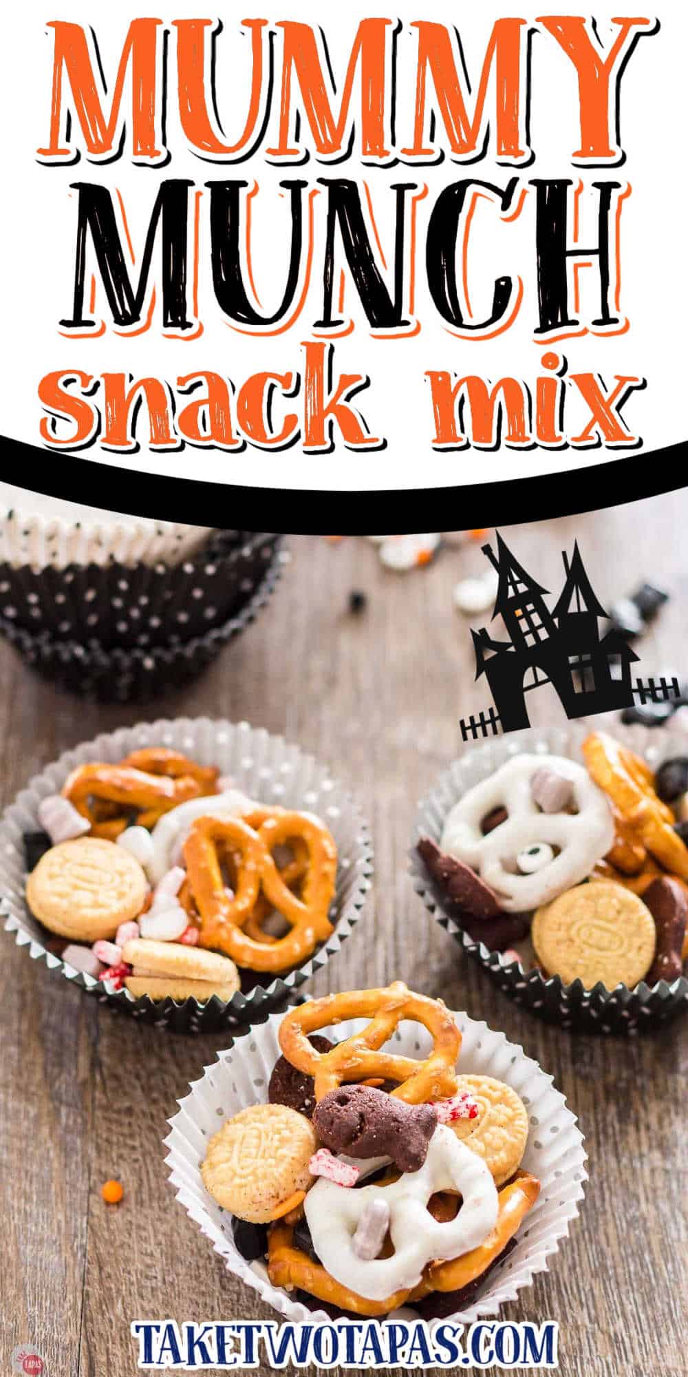 Pinterest image for Mummy Munch snack mix