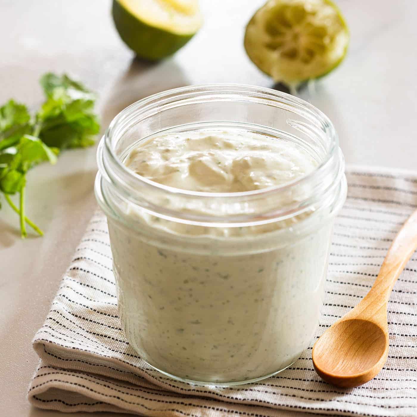 cilantro lime crema