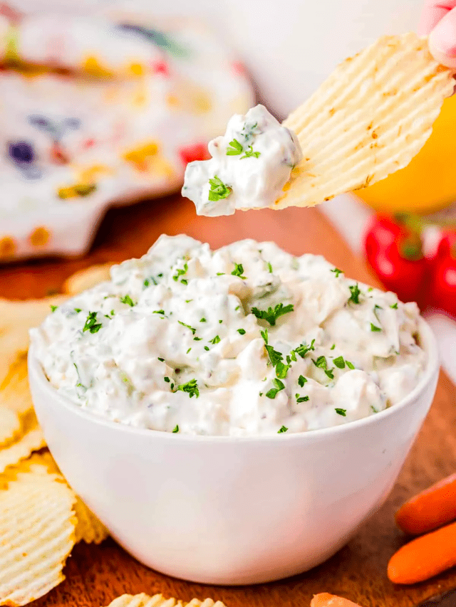 Easy Green Onion Dip Story