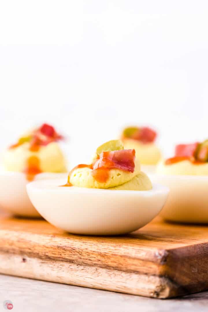 Million dollar deviled eggs take two tapas