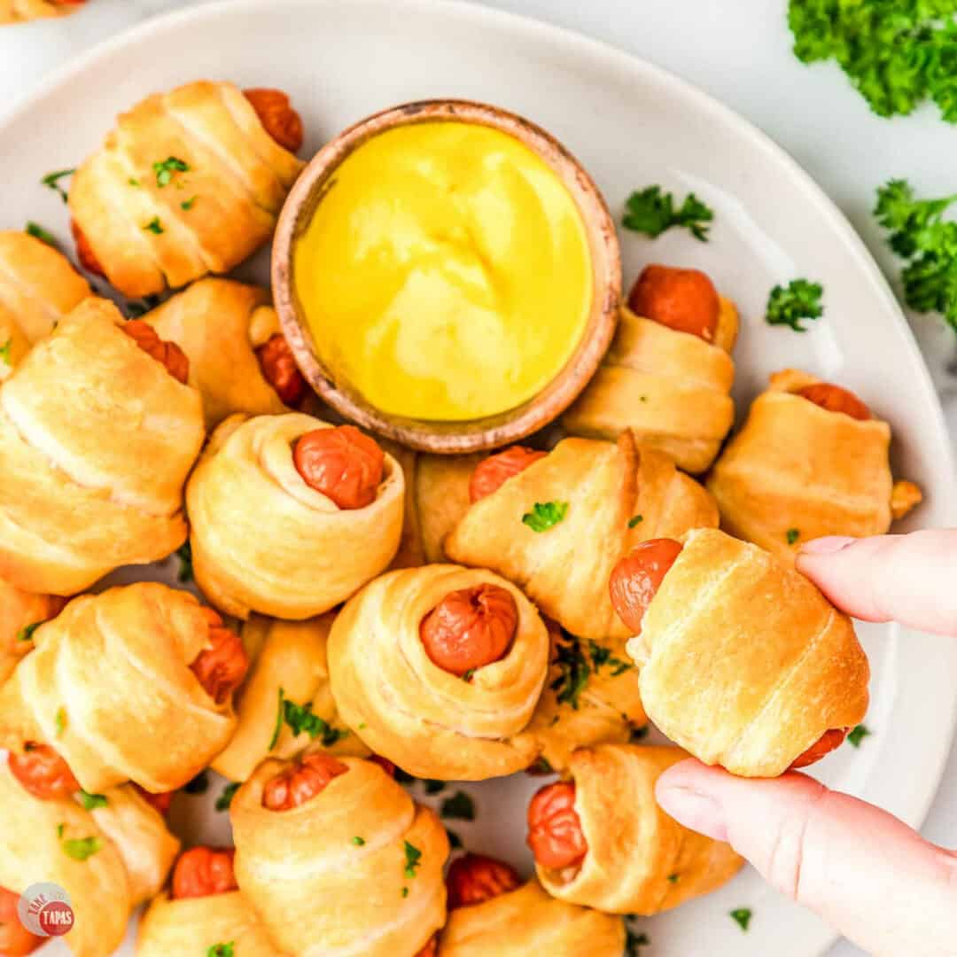 Air Fryer Pigs in a Blanket Take Two Tapas