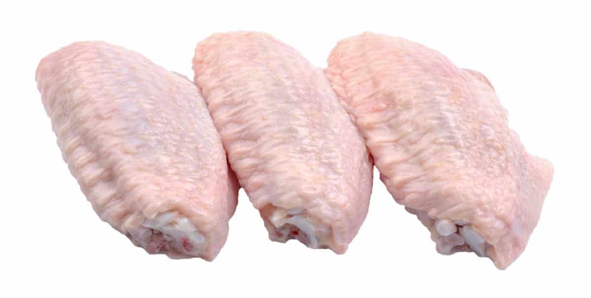 flat sections of chicken wings