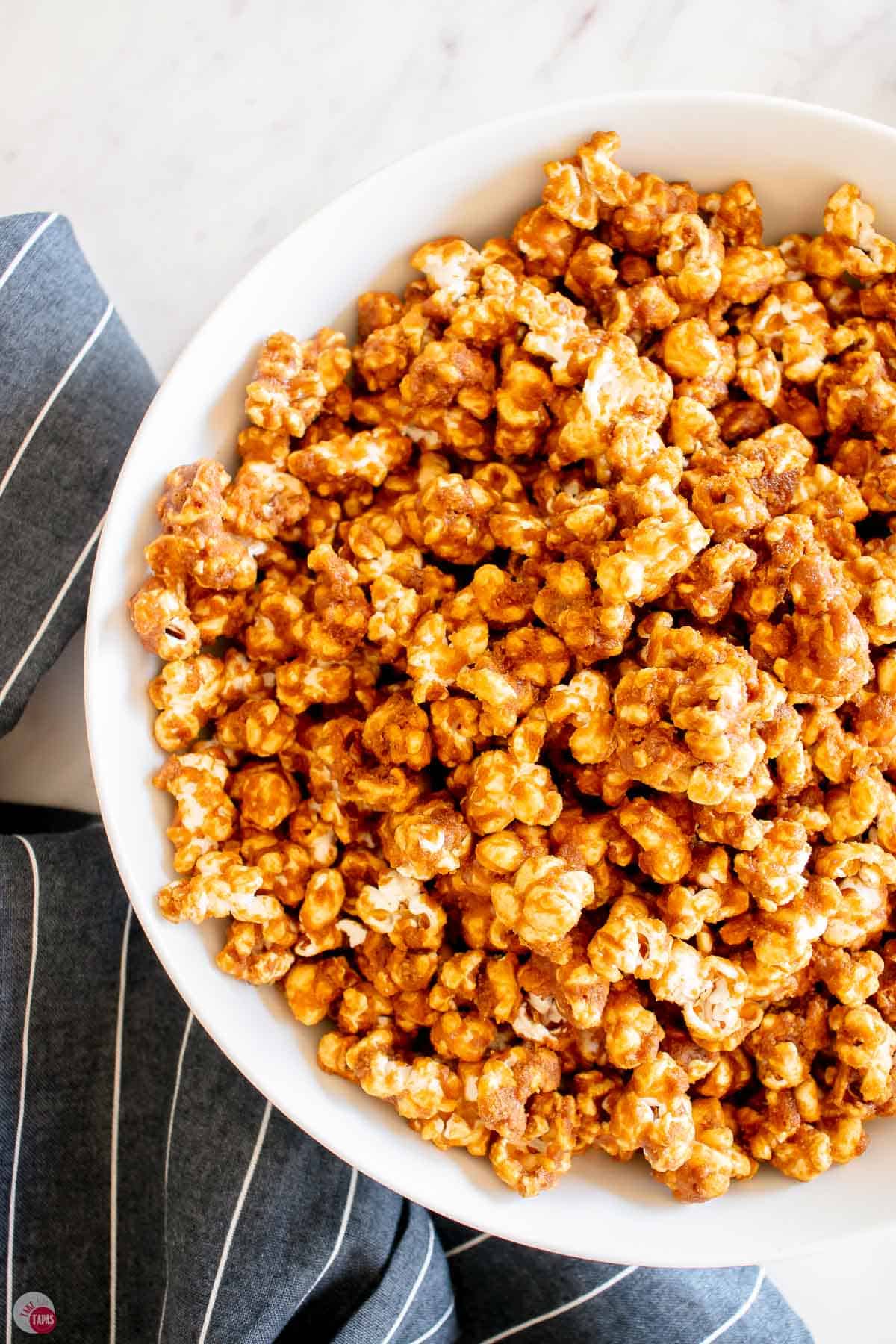 bowl of caramel corn