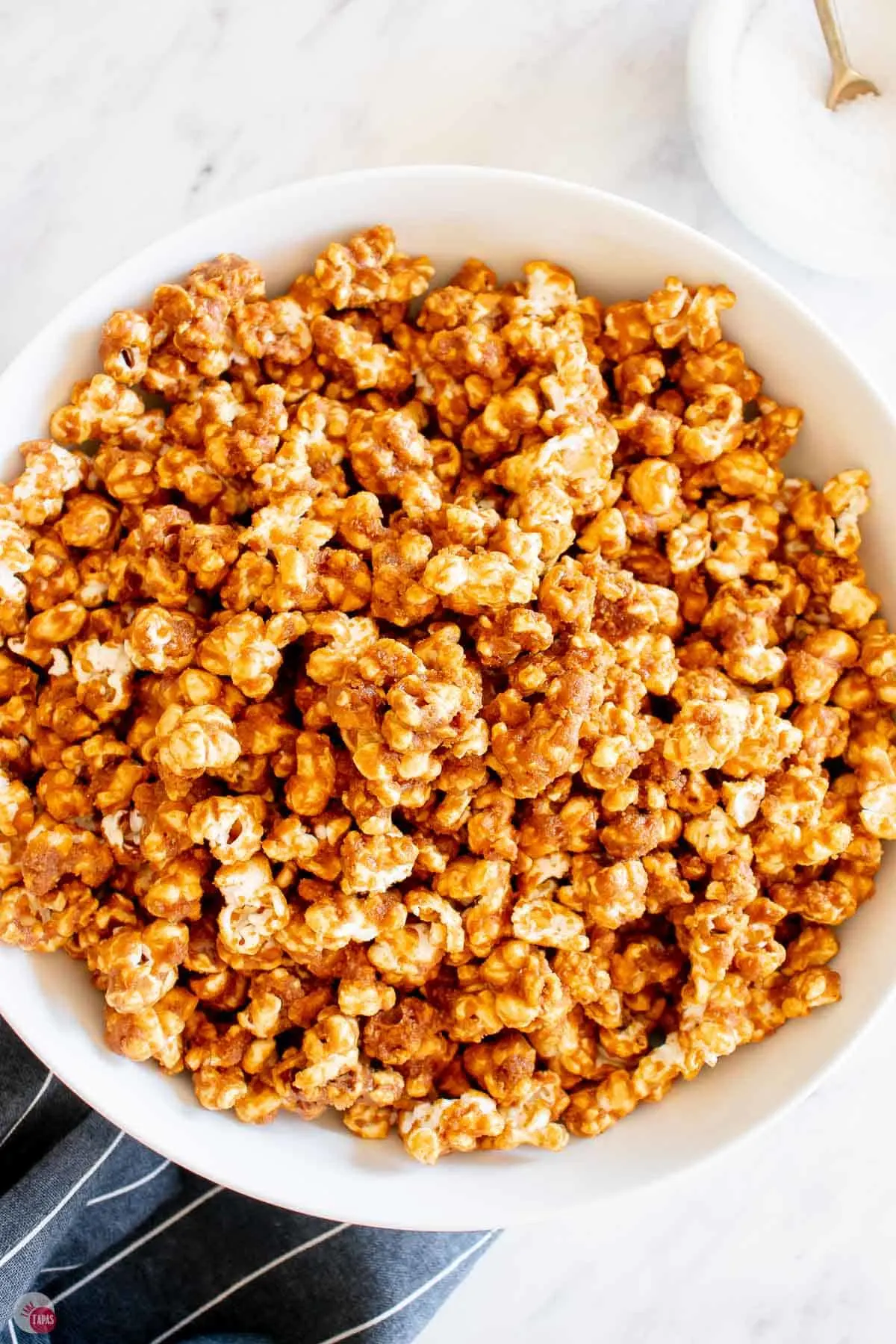 bowl of caramel corn