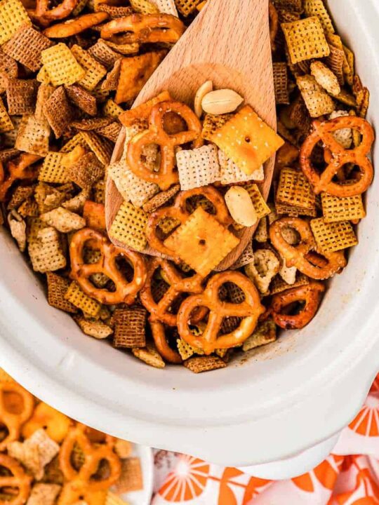 Slow Cooker Chex Mix Recipe - Plain Chicken