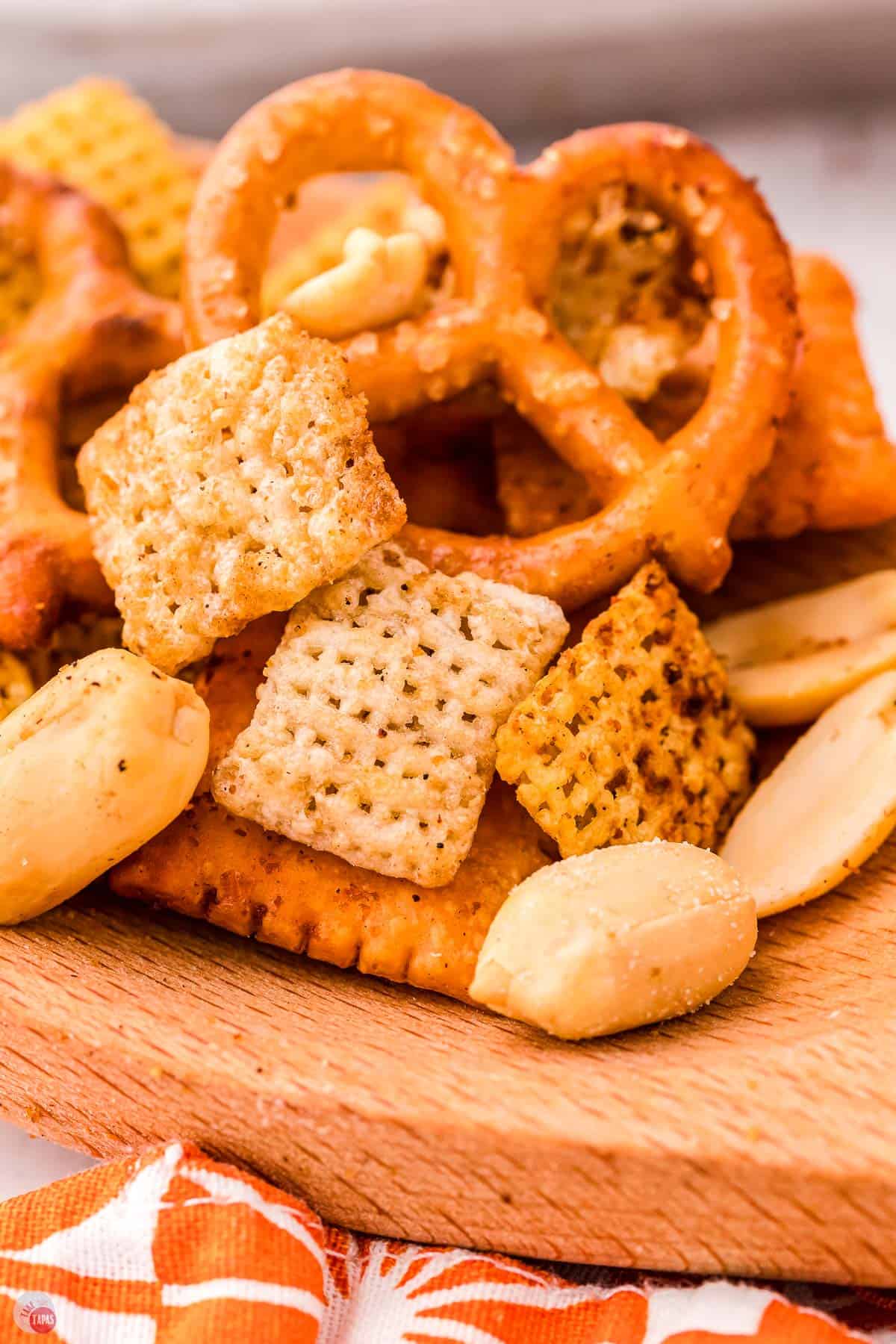 close up of Chex cereal