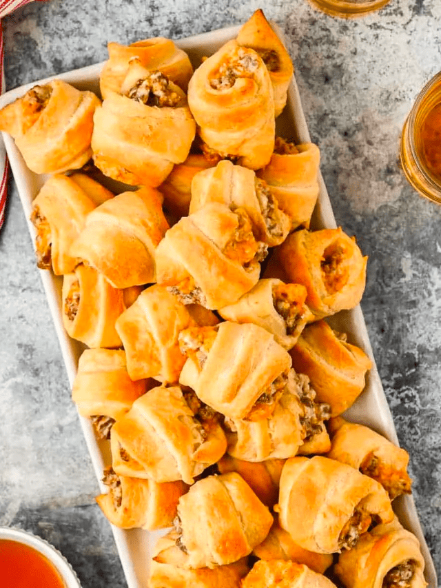 Sausage Cream Cheese Crescents-Cover image