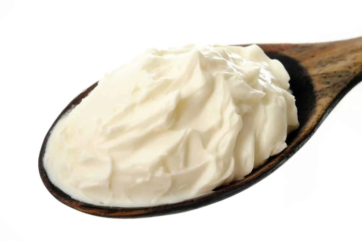 side spoon of cheese