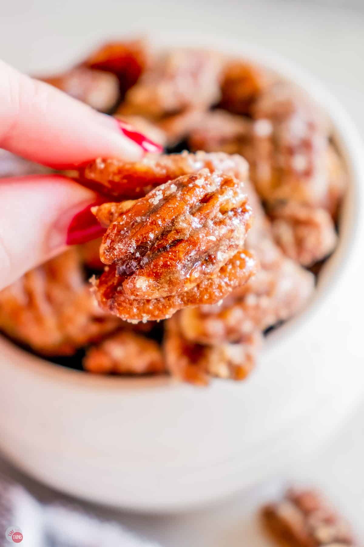 hand holding a great snack with the right amount of sweetness.