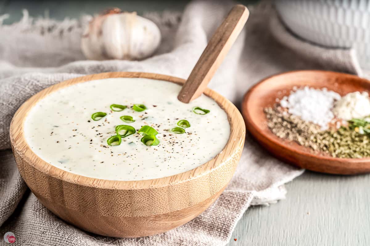 bowl of dressing
