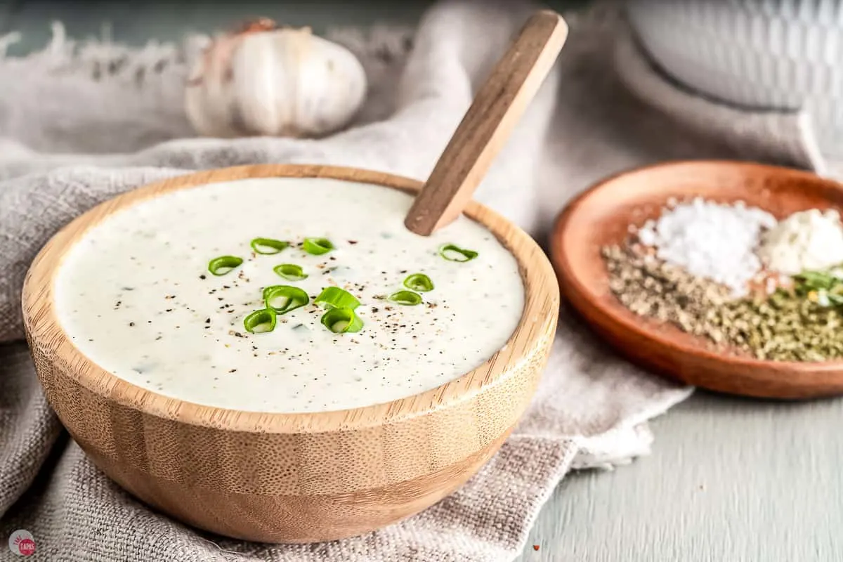 bowl of dressing