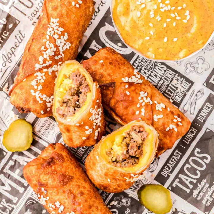 Big Mac Egg Rolls (Easy & Super Crispy) Take Two Tapas