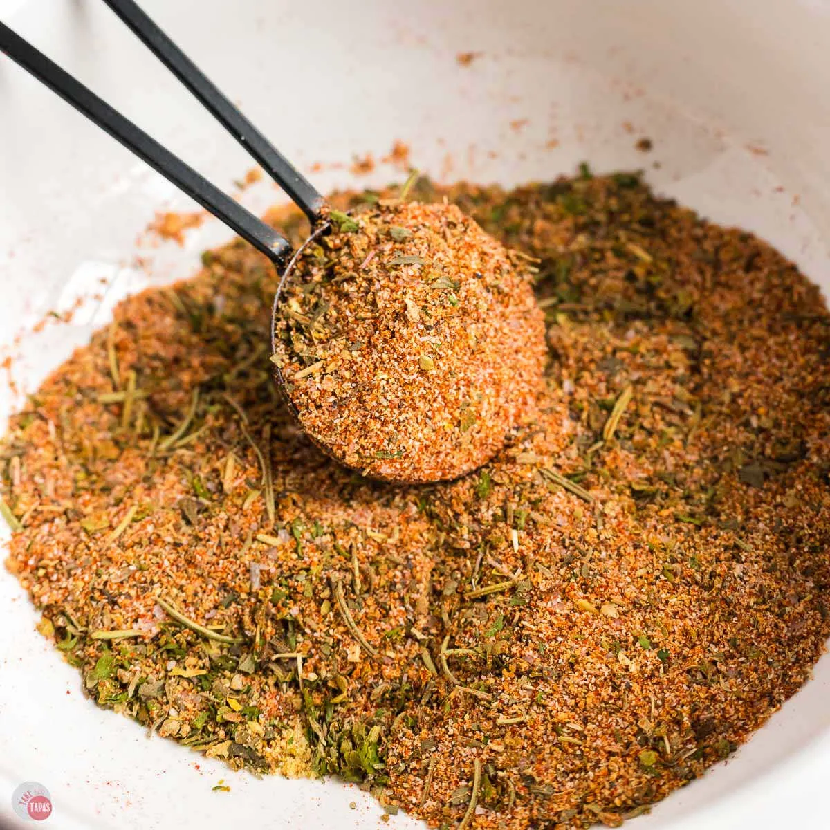 scoop of meatloaf seasoning