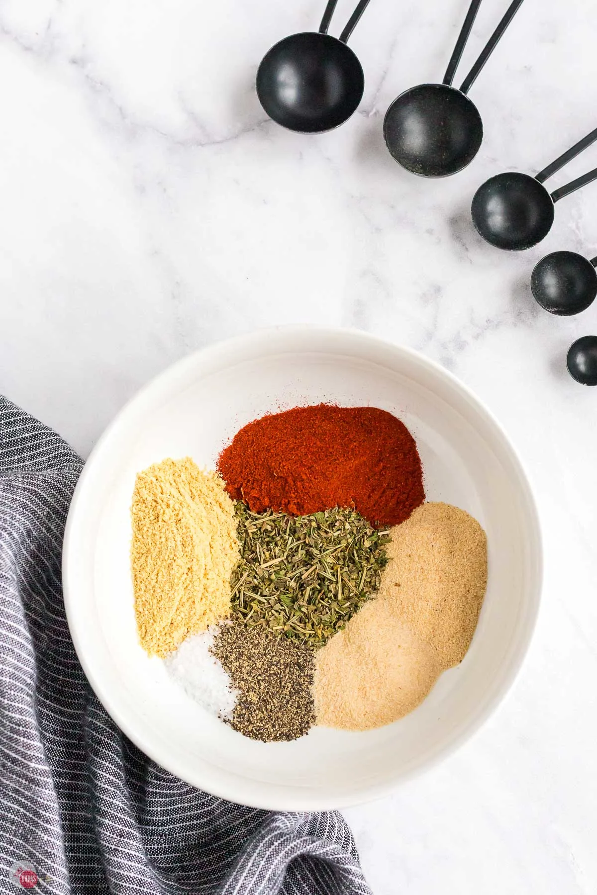 spices in a large bowl