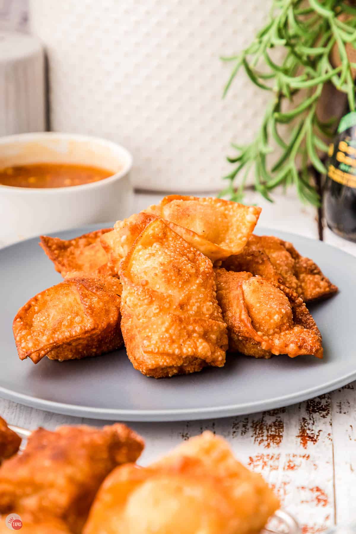 plate of shrimp rangoon