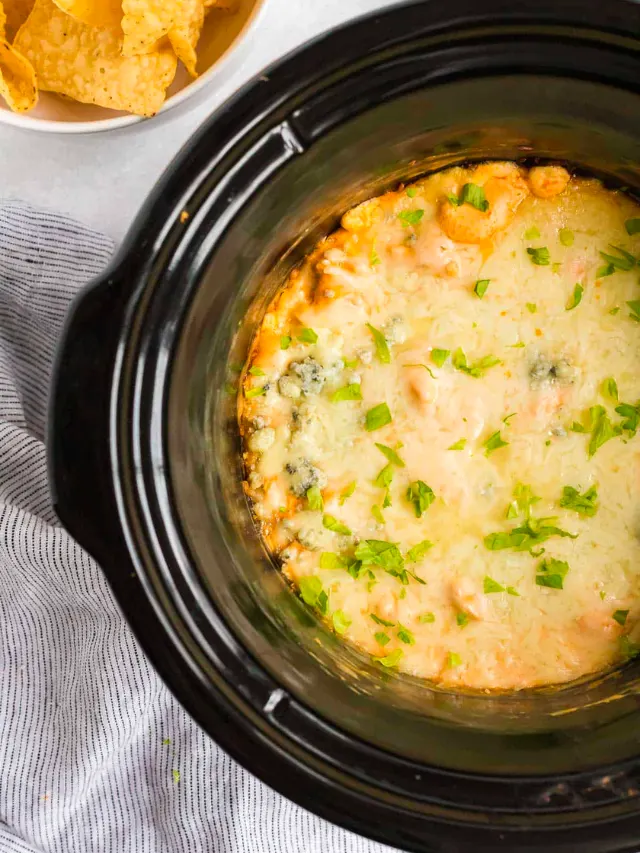 Slow Cooker Buffalo Chicken Dip-Cover image